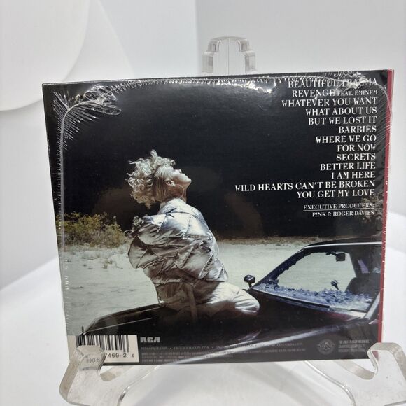 New Sealed Pink - Beautiful Trauma CD New and Factory Sealed Hype Sticker - Picture 3 of 3